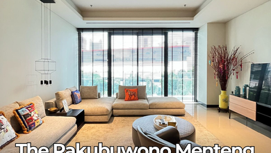 Apartemen 3BR Kondisi Baik Murah Minimalis Furnished Kebon Sirih Jakarta Pusat