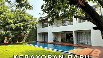Brand New Tropical House Tanah Luas dan Besar di Kebayoran Baru
