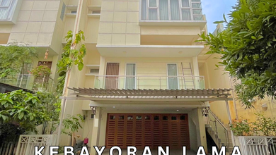 Rumah Mewah di Kebayoran Lama, Jakarta Selatan, 3 KT, LT 166m²