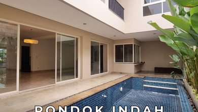 Sewa Rumah Nyaman di Pondok Indah, Jakarta Selatan, LT 350m²