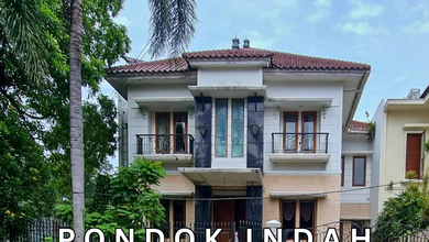 Rumah Elegan di Pondok Indah, Jakarta Selatan, 5 Kamar Tidur, LT 535m²