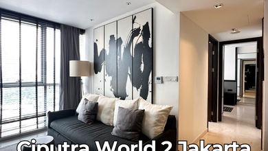 Dijual Segera Apartemen 2BR Furnished Kondisi Baik Siap Ditempati