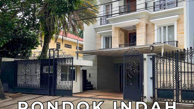 Hunian Mewah di Pondok Indah, Jakarta Selatan, 4 Kamar Tidur, LT 297m²