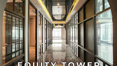 Dijual Office Space Fit Out Unit High Floor di Equity Tower Scbd