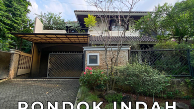 Rumah Elegan di Pondok Indah, Jakarta Selatan, 5 KT, LT 515m²