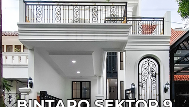For Sale rumah Eksklusif di Sektor 9-Bintaro, Tangerang Selatan - LT 215m²