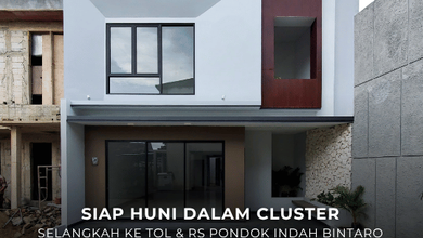 Jual Rumah Siap Huni area Bintaro, Tangerang Selatan, Luas 91 m2