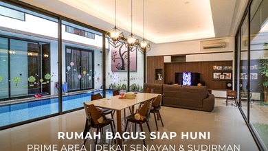 Kesempatan Langka, rumah Prestisius di Kebayoran Baru, Jakarta Selatan, LB 500m²