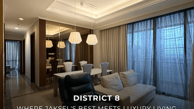 Apartemen Modern di SCBD, Jakarta Selatan, LT 179 m2