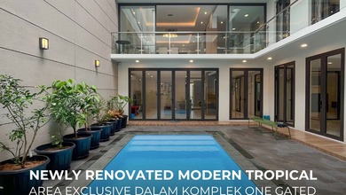 Rumah Elegan di Mega Kuningan, Jakarta Selatan, 4 Kamar Tidur, LT 364m²