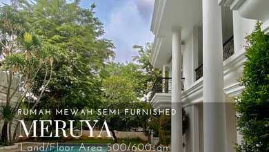 Rumah Mewah di Meruya, Jakarta Barat, 5 KT, LT 550m²
