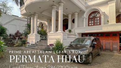 Dijual rumah Premium di Permata Hijau, Jakarta Selatan - LT 796m²