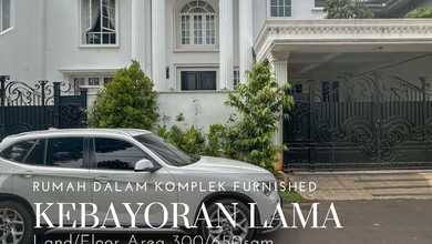 Hunian Elegan di Kebayoran Lama, Jakarta Selatan, 4 KT, LT 300m²