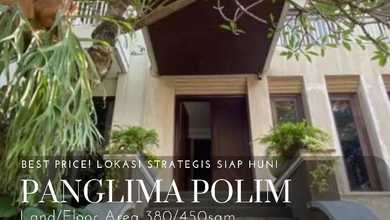 Dijual rumah Mewah di Panglima Polim, Jakarta Selatan - LT 380m²