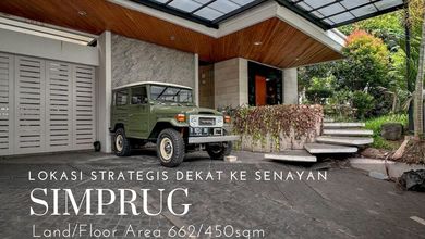 Jual Rumah 450 area Simprug, Jakarta Selatan