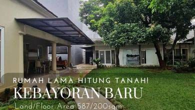 Jual Rumah Terkini di Kebayoran Baru, Jakarta Selatan LT 587 m2