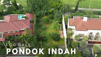 Tanah Luas 1110 m2 Lokasi Strategis Pondok Indah, Dijual Murah