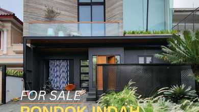 Rumah Elegan di Pondok Indah, Jakarta Selatan, 3 Kamar Tidur, LT 300m²