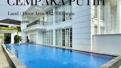 Kesempatan Eksklusif, rumah Mewah di Cempaka Putih, Jakarta Pusat, LB 1000m²