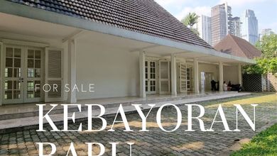 Rumah Area Luxury Kebayoran Baru, Jakarta Selatan - Harga Menarik 85 Miliar