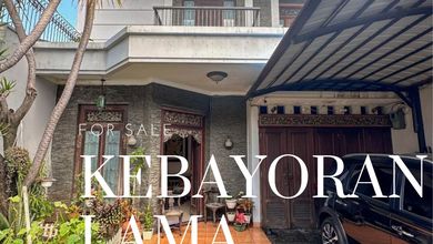 Rumah Prestisius di Kawasan Kebayoran Lama, Jakarta Selatan, LB 285m², Harga 6 Miliar