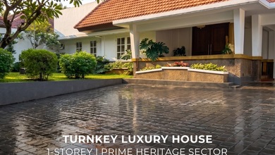 Hunian Elegan di Menteng, Jakarta Pusat, 4 Kamar Tidur, LT 924m²