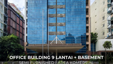 Office Building 9 Lantai + Basement Lokasi Strategis di Setiabudi