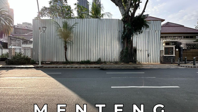 Kavling Siap Bangun Pinggir Jalan Besar di Prime Area Menteng