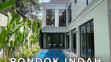 Penawaran Eksklusif, rumah Mewah di Pondok Indah, Jakarta Selatan, LB 200m²
