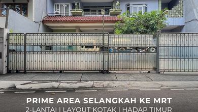 For Sale rumah Eksklusif di Kebayoran Baru, Jakarta Selatan - LT 388m²
