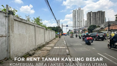 Disewakan Tanah Strategis di Pejompongan, Jakarta Pusat, Lokasi Prime