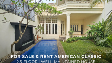 Rumah Siap Huni di Kemang, Jakarta Selatan, LT 600m², Harga 700 Juta /tahun
