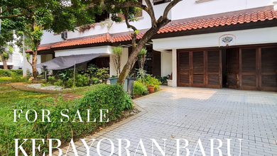 Kesempatan Eksklusif, rumah Prestisius di Kebayoran Baru, Jakarta Selatan, LB 520m²