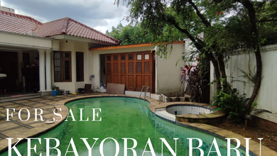 Rumah Elegan di Kebayoran Baru, Jakarta Selatan, 7 KT, LT 940m²