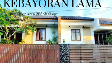 Kesempatan Langka, rumah Mewah di Kebayoran Lama, Jakarta Selatan, LB 300m²