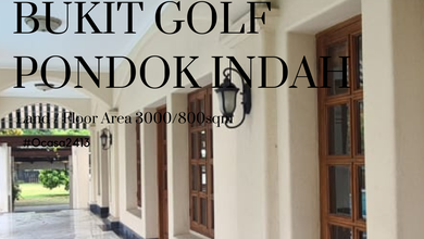 Disewakan Rumah Siap Huni di Pondok Indah, Jakarta Selatan, LT 3000m²