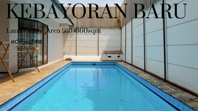 For Sale rumah Mewah di Kebayoran Baru, Jakarta Selatan - LT 910m²