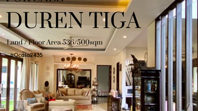 Hunian Mewah di Kawasan Duren Tiga, Jakarta Selatan, LB 500m², Harga 17,2 Miliar