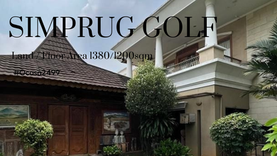 For Sale rumah Eksklusif di Simprug, Jakarta Selatan - LT 1380m²