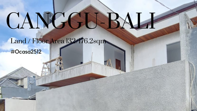 Dijual rumah Mewah di Canggu, Badung - LT 132m²
