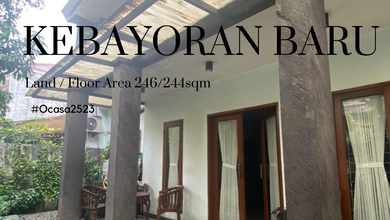 Rumah Mewah di Kawasan Kebayoran Baru, Jakarta Selatan, LB 244m², Harga 12 Miliar