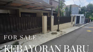 Rumah Area Premium Kebayoran Baru, Jakarta Selatan - Harga Menarik 8,5 Miliar