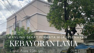 Dijual Tanah Premium di Kebayoran Lama, Jakarta Selatan, LT 236m²