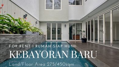 Rumah Sewa di Kawasan Senopati, Jakarta Selatan, Lokasi Strategis, Harga Menarik