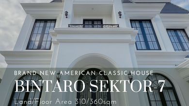 Hunian Mewah di Bintaro, Tangerang Selatan, 3 KT, LT 310m²