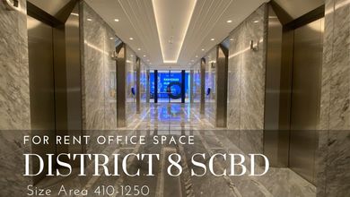 Office space lokasi strategis di district 8 scbd