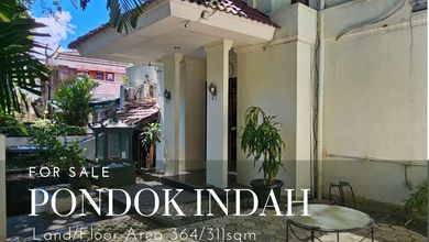 Rumah Mewah di Pondok Indah, Jakarta Selatan, 4 Kamar Tidur, LT 364m²