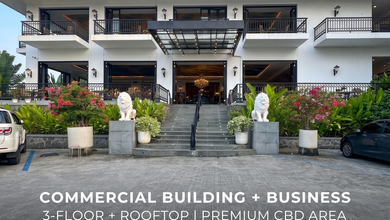 Bangunan Komersial 3 Lantai + Rooftop di Prime Cbd Sentul City