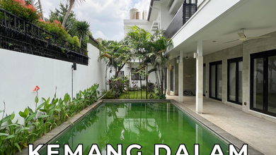 Rumah Sewaan Area Kemang, Jakarta Selatan, LB 800m², 6 KT