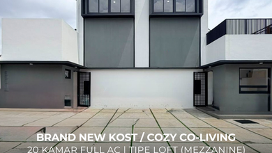 Brand New Kost Design Mezzanine Type Loft Hadap Selatan di Ampera